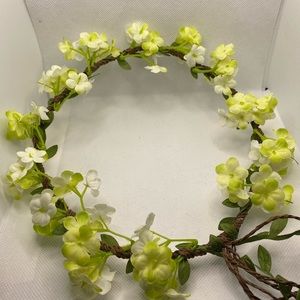 Flower Girl or Bridal Floral Head Wreath